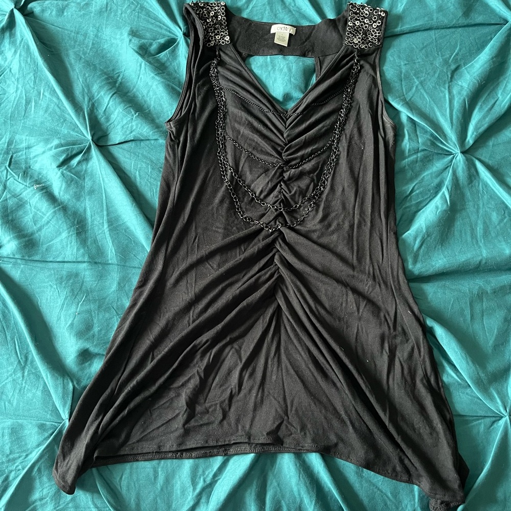 Cache beaded top size L. Used but super cute for date night!